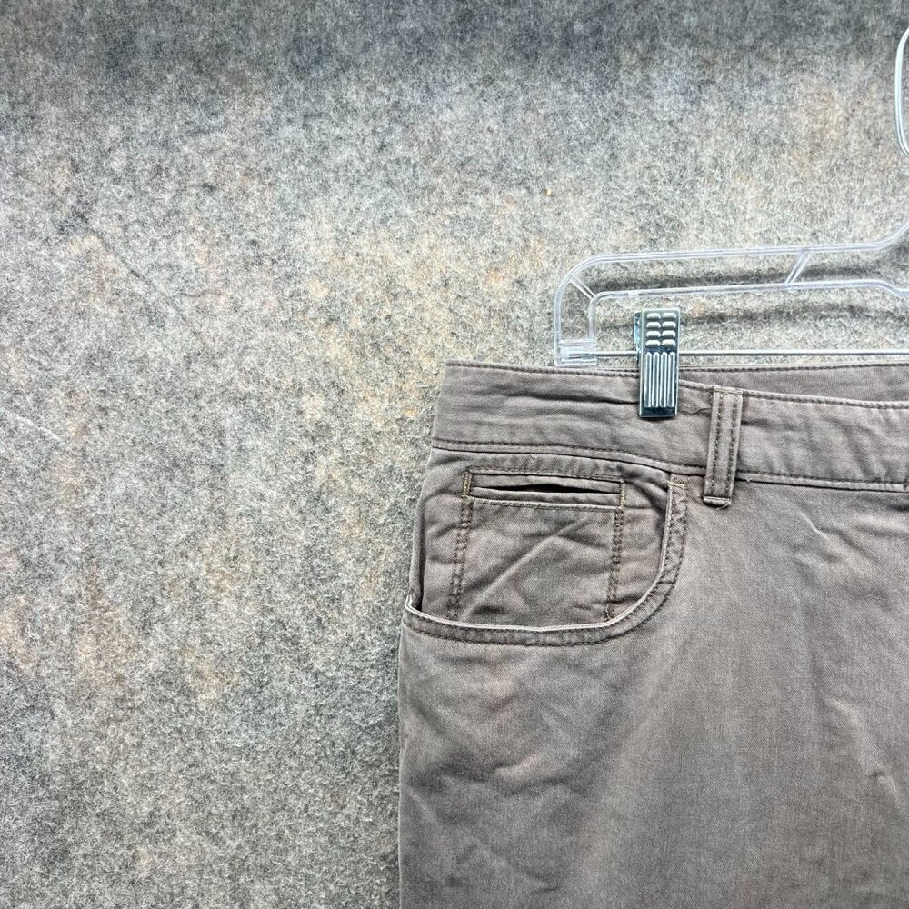 Tommy bahama Jeans Mens 36x30 Beige Chino Flat Front Tan Trouser Cotton Pants - Picture 8 of 10